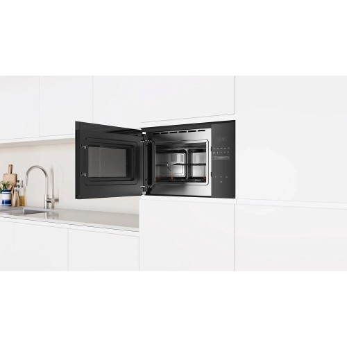 ΦΟΥΡΝΟΣ ΜΙΚΡΟΚΥΜΑΤΩΝ ΕΝΤΟΙΧΙΖΟΜΕΝΟΣ PITSOS PG30W75X2 (25LT / BLACK / ΑΦΗΣ / GRILL / ΥΔΡΟΛΥΣΗ)